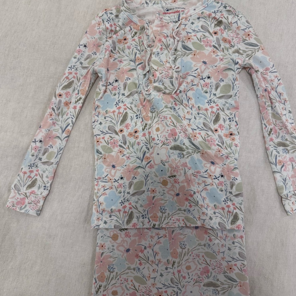 Magnetic Me Pastel Floral Two Piecr MODAL PAJAMAS